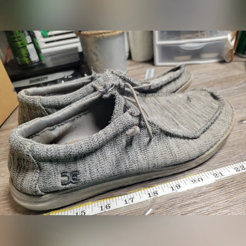 Hey Dude Wally B Sox Grey‎ Mens Size  10